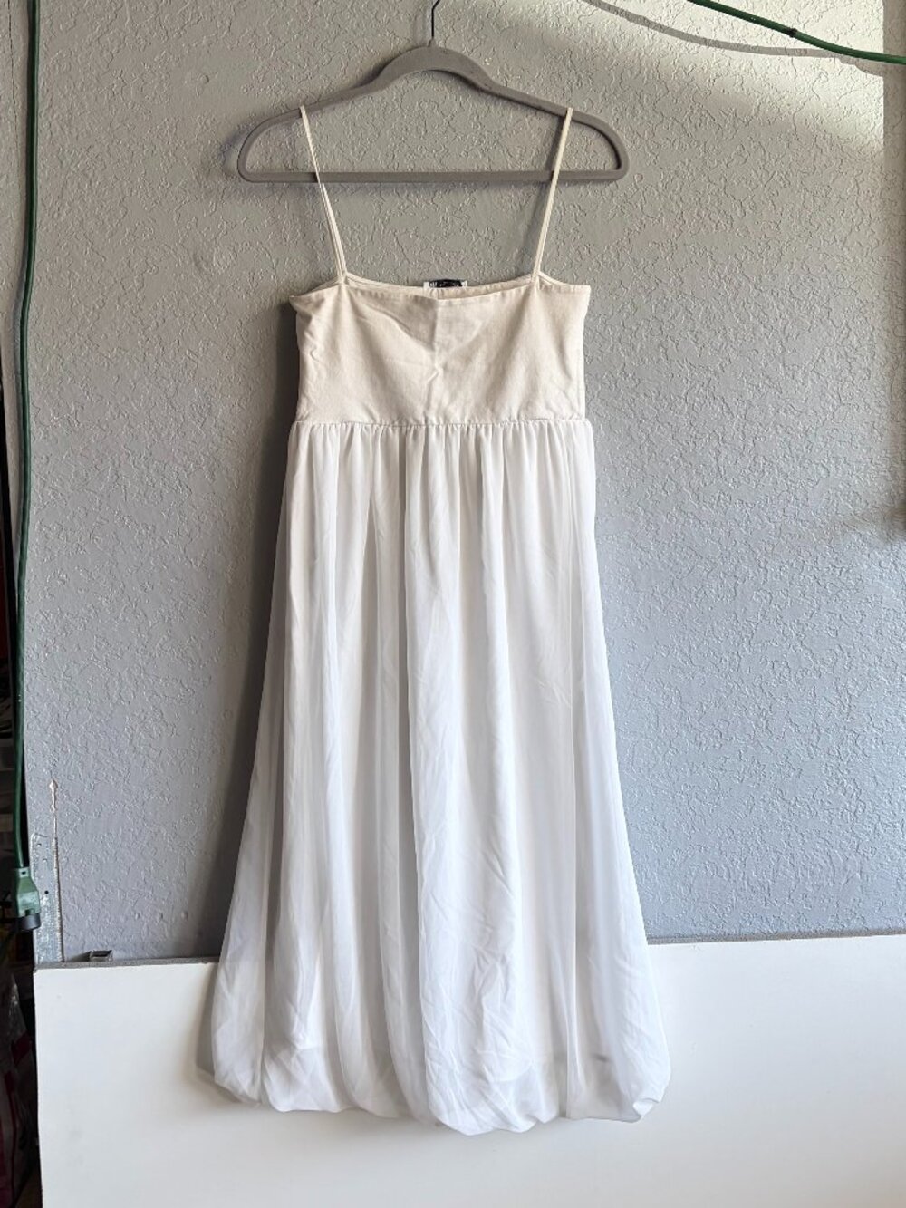 Zara White Maxi dress